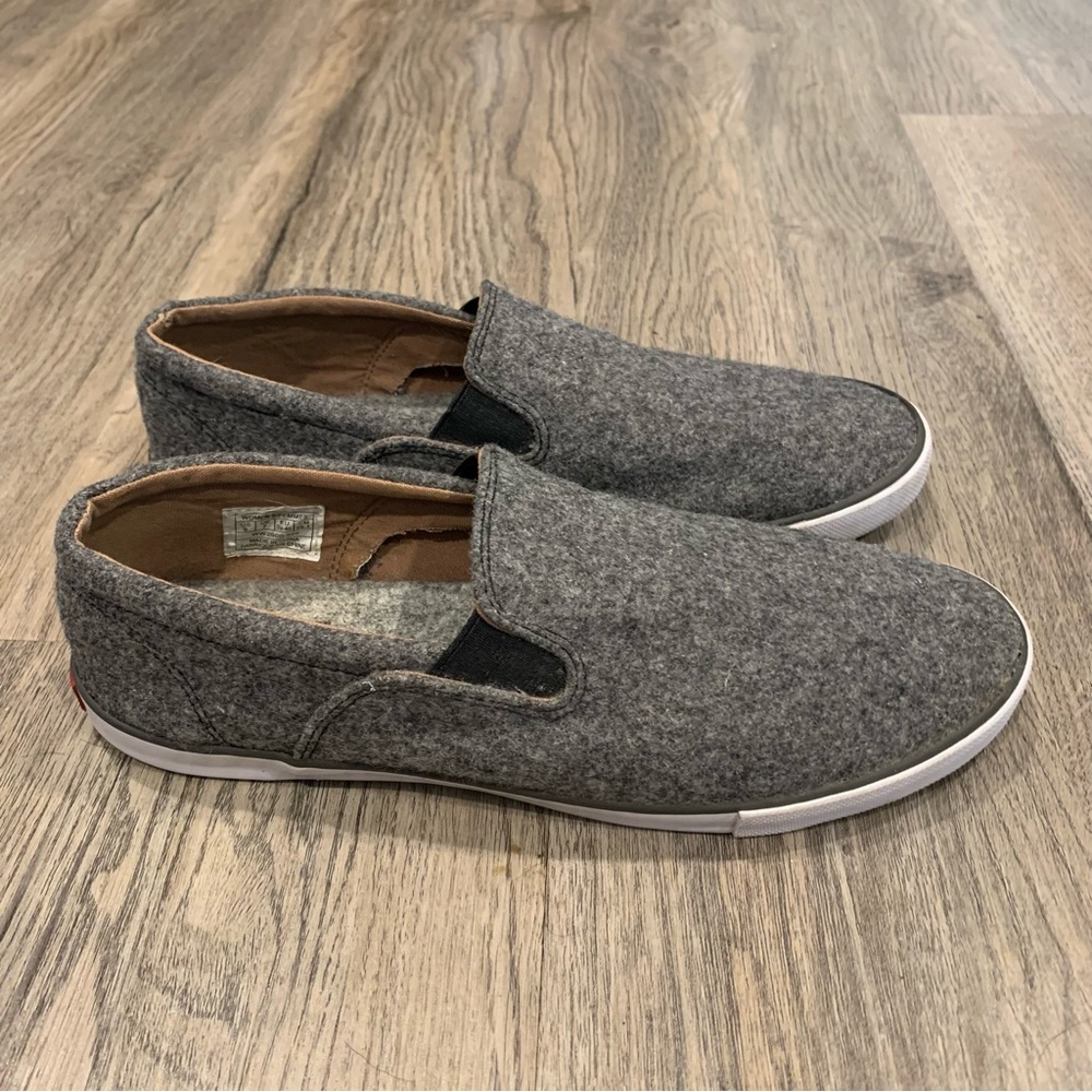 Woolrich Grey Wool Loafers Women’s 9 Slip On Flats Slip On